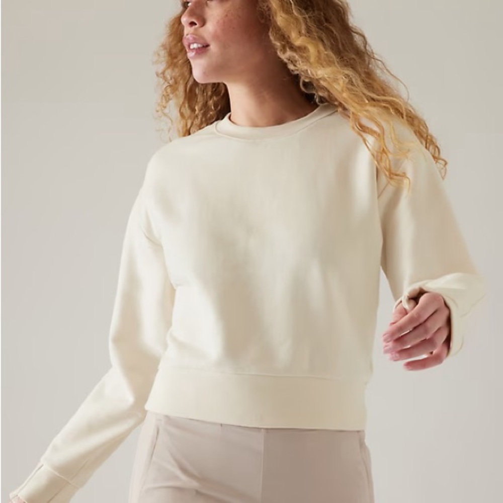 Athleta Retroplush Revive Crewneck Sweatshirt